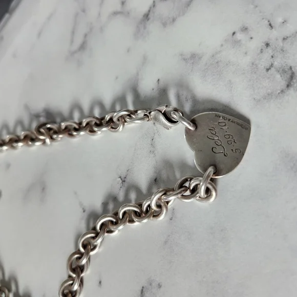 Tiffany & Co. Silver Heart Tag - Picture 5 of 5